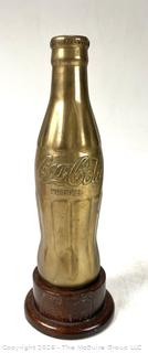 Brass Coca-Cola Bottle Promotional Item

