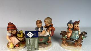 Three (3) Goebel Hummel Porcelain Figurines