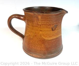 Oversized Artisan Pottery Pitcher

