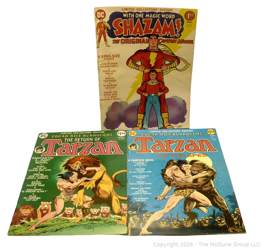 242: Early American Furniture, Comic Books, Fine Jewelry, Flow Blue China and More