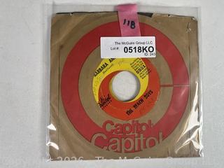 Collectable vinyl 45 rpm records with factory sleeves: