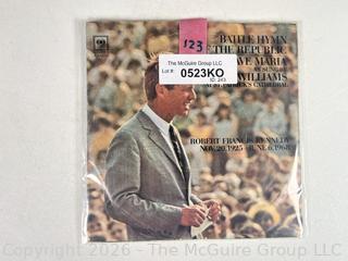 Collectable vinyl 45 rpm records with picture sleeves: