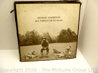 Collectable vintage vinyl record: Georage Harrison - All Thing Must Pass - 3 record box album set