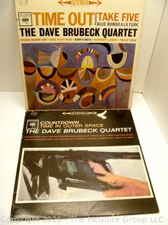 Collectable vintage vinyl records: Jazz: Dave Brubeck Time Out (6-eye) In Space (2-eye)