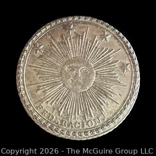 1836 Peruvian Silver Proclamation Medal