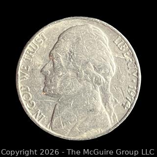 1974 Jefferson Nickel Mistrike