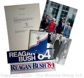 Collection of Political Memorabilia - Reagan Bush 