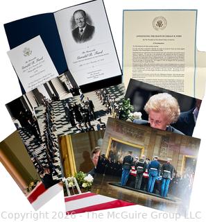 Collection of Memorabilia from President Gerald Ford's Funeral