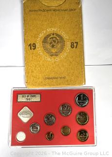 1987 USSR Hard Leningrad Mint Coin Set