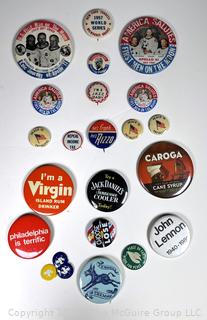 Collection of Promotional Pinback Buttons