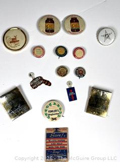 Collection of Promotional Pinback Buttons