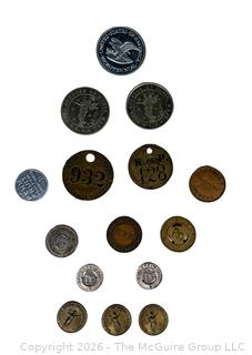 Group of Metal Tokens and Tokens