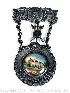 Knights of the Maccabee Temple Commemorative Badge Medal