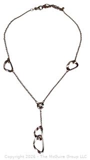 Sterling Silver Lariat Necklace