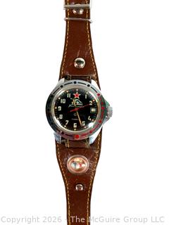 1980s Vostok Komandirskie Soviet Military Watch, Untested