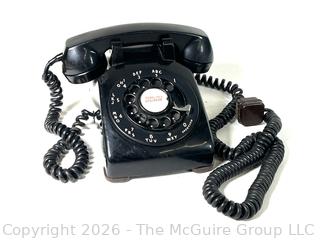 Black Rotary Telephone