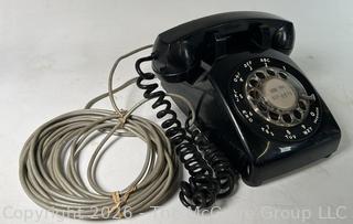 Black Rotary Dial Phone