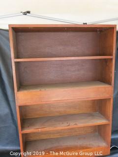 Furniture: two two-shelf book cases. Composition. See photos for dimensions