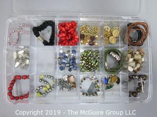 Jewelry: Asst. costume jewelry mostly bracelets and necklaces