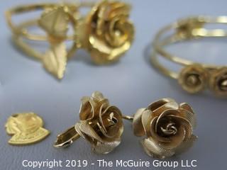 Jewelry: Giovanni: Legend of the Christmas Rose: 2 bracelets and 1 pair of earrings.