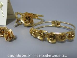 Jewelry: Giovanni: Legend of the Christmas Rose: 2 bracelets and 1 pair of earrings.