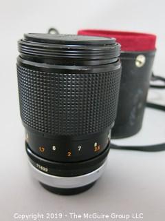 Camera: Lens: Canon FD 135mm 1:2.5 SC w/case