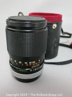 Camera: Lens: Canon FD 135mm 1:2.5 SC w/case