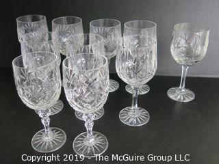 Housewares: Collection of crystal stemware; multiple patterns 