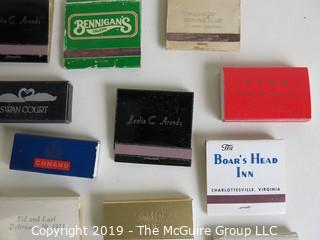 Historical: Collectable: Collection of Vintage Branded Matchboxes including Spiro Agnew, Roll Call, The U.S. Capitol and President of the U.S.  