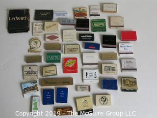 Historical: Collectable: Collection of Vintage Branded Matchboxes including Spiro Agnew, Roll Call, The U.S. Capitol and President of the U.S.  