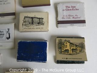 Historical: Collectable: Collection of Vintage Branded Matchboxes including Spiro Agnew, Roll Call, The U.S. Capitol and President of the U.S.  