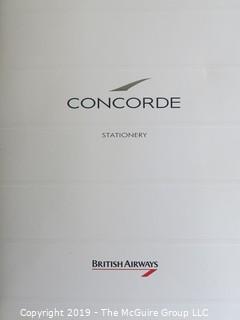 Historical: Collectable:"Concorde" SST Swag; Stationary; British Airways