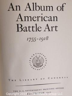 Book: "An Album of American Battle Art" - 1755-1918; published by the Libary of Congress; illustrated with plates