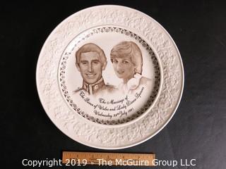 Collectable: Historical: Princess Di and Prince Charles Collectible Staffordshire Plate  