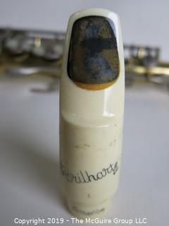 Musical; Instrument: Conn Tenor Sax 16M Brilhart mouthpiece and case