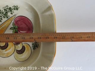 Housewares: Collectable: Vegetable Platter; mark on base