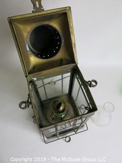 Collectable: Vintage; Neptune NR Kerosene Brass Nautical Lantern (eBay$$)