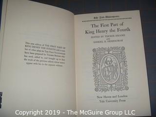 Books: The Yale Shakespeare 40 vol set VG+ (eBay$$)