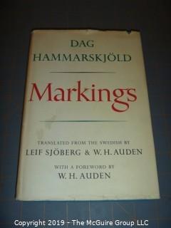 Book Title: "Markings" by Dag Hammarskjold