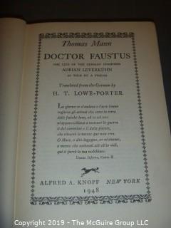 Book Title: "Doctor Faustus" by Thomas Mann