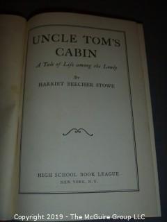 Book Title: "Uncle Tom's Cabin" by Harriet Beecher Stowe