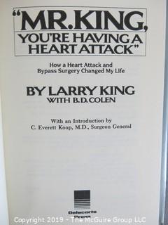 Collectable: Book Title: "Mr. King, You're Having a Heart Attack" SIGNED