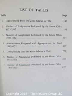 Book Title: Professional Staffs of Congress; 1963