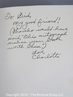 Book Title:"The Ultimate Seduction" by Charlotte Chandler; author inscribed