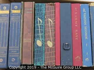 Music: Records: 78rpm: 10 albums of popular music titles/artists for the '40-60's. General good condition, not all records are in all the sets. Sammy Kaye