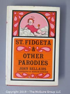 Book Title: "St. Fidgeta and Other Parodies" by John Bellairs; author inscribed