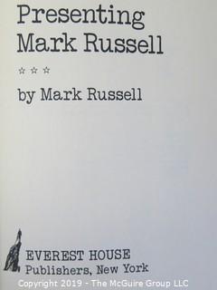 Book Title: "Presenting Mark Russell", by Mark Russell, author inscribed