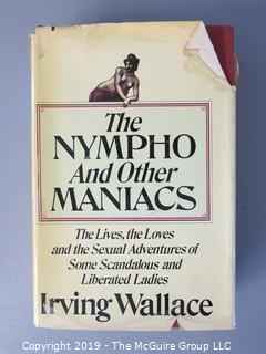 Book Title: "The Nympho and Other Maniacs" by Irving Wallace; author inscribed