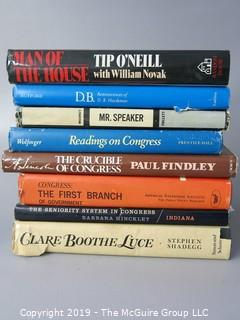 Assorted Hardback Books - Tip Oneill