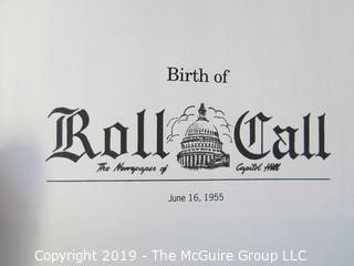 Historical: Collectable: Book Title: "Sid at 80"; the life story of Sid Yudain; founder of "Roll Call", the daily newspaper of Capitol Hill also presentation gavel